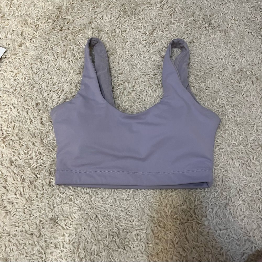 balance athletica vitality periwinkle sport bra size small